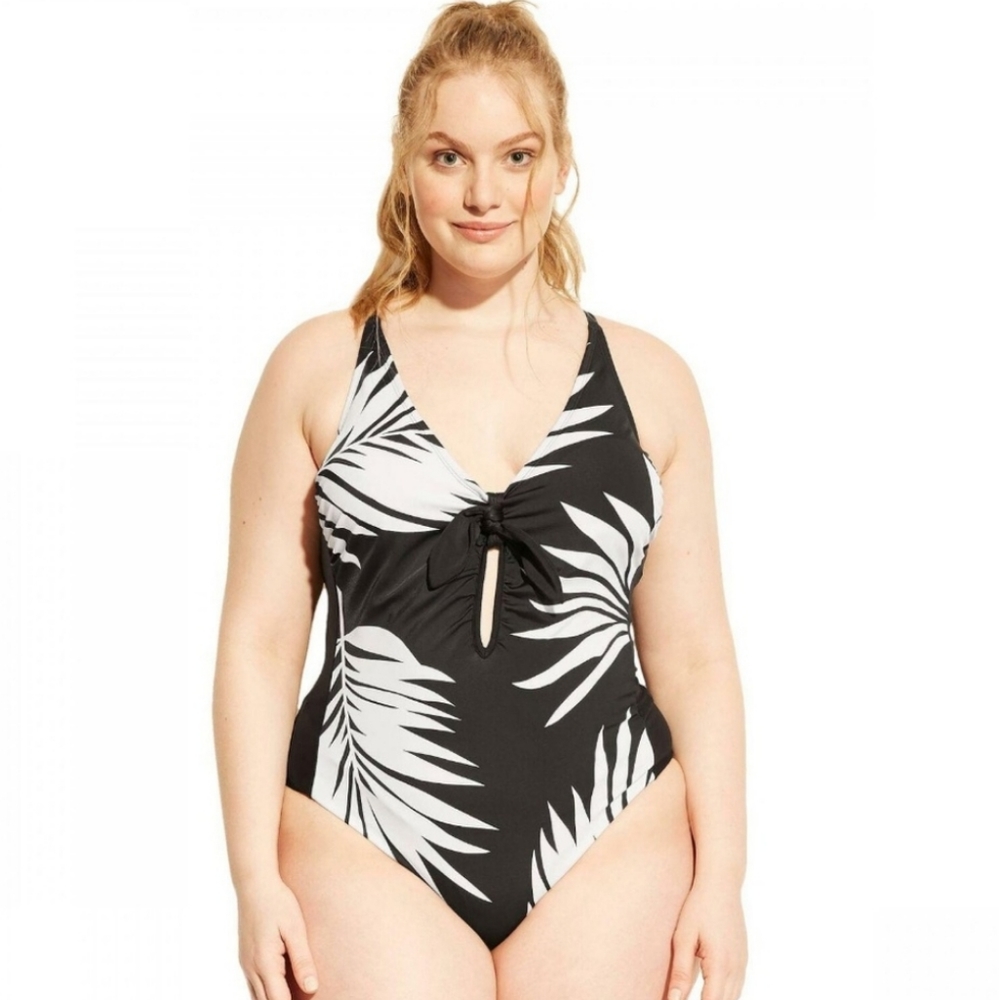 New! Kona Sol Plus Size One Piece Swimsuit